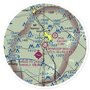 Wynkoop Airport (6G4) VFR Sectional Sticker (20 mile)