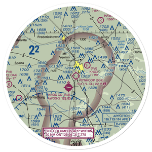 Wynkoop Airport (6G4) VFR Sectional Sticker (30 mile)