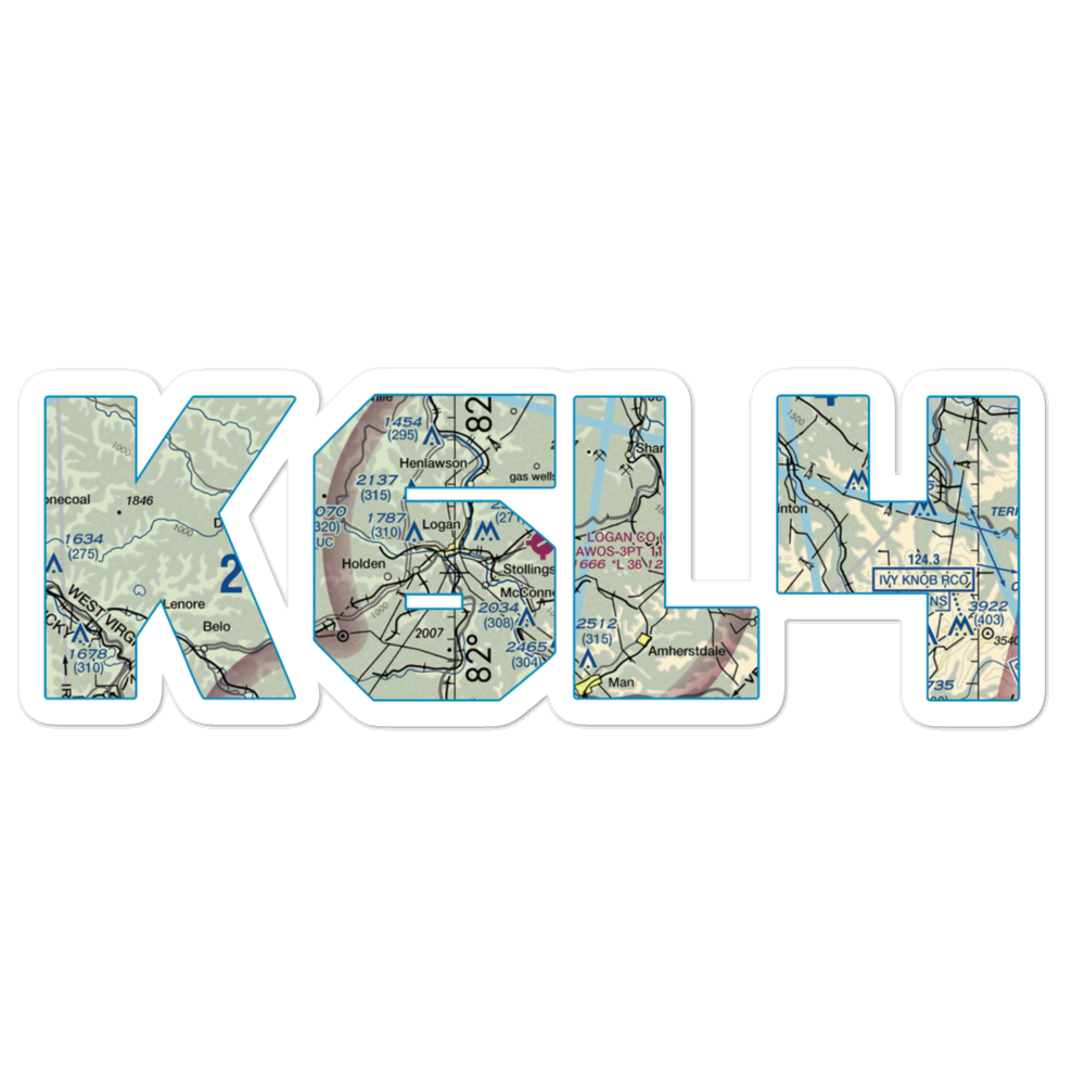 Logan County Airport (6L4) VFR Sectional Sticker 