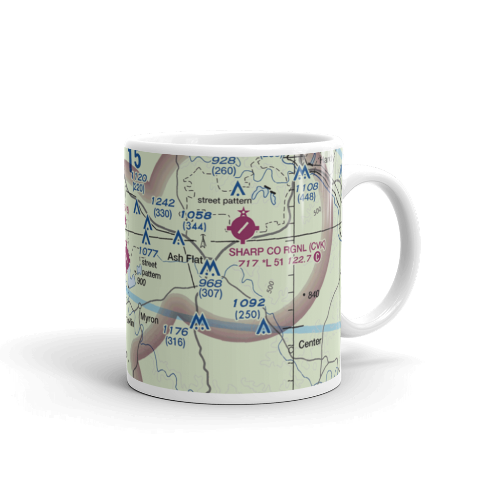 Horseshoe Bend Airport (6M2) VFR Sectional  Mug 
