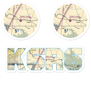 Terrell County Airport (6R6) VFR Sectional Sticker Pack