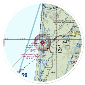Florence Municipal Airport (6S2) VFR Sectional Sticker (30 mile)