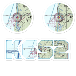 Florence Municipal Airport (6S2) VFR Sectional Sticker Pack