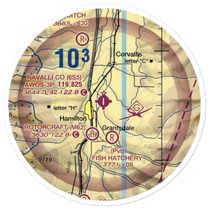Ravalli County Airport (6S5) VFR Sectional Sticker (20 mile)
