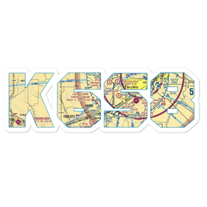 Laurel Municipal Airport (6S8) VFR Sectional Sticker