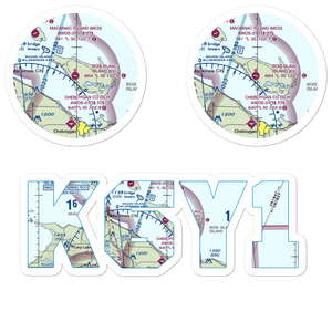 Bois Blanc Airport (6Y1) VFR Sectional Sticker Pack