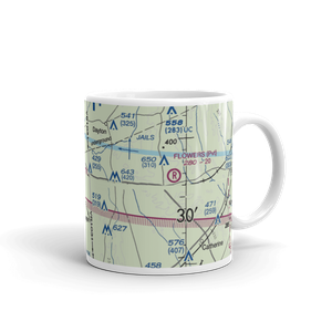 Freddie Jones Field (70A) VFR Sectional  Mug