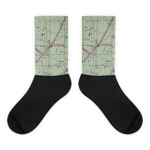 Throckmorton Municipal Airport (72F) VFR Sectional Socks