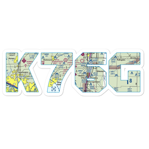 Marine City Airport (76G) VFR Sectional Sticker