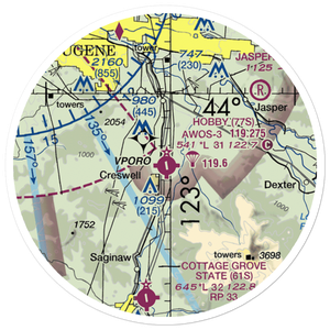 Hobby Field (77S) VFR Sectional Sticker (20 mile)