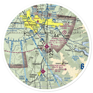 Hobby Field (77S) VFR Sectional Sticker (30 mile)