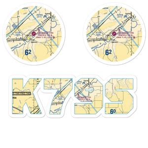 Fort Benton Airport (79S) VFR Sectional Sticker Pack