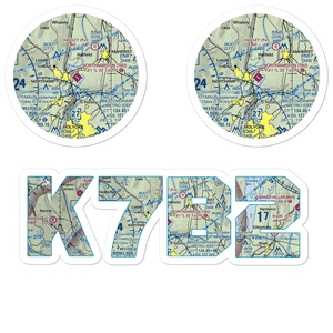 Northampton Airport (7B2) VFR Sectional Sticker Pack
