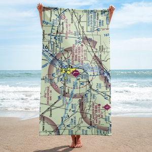 Southeast Iowa Regional Airport (BRL) VFR Sectional Towel