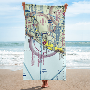 Southwest Michigan Regional Airport (BEH) VFR Sectional Towel