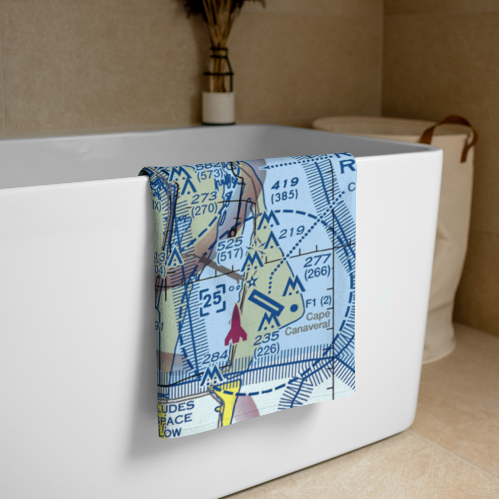 Space Coast Regional Airport (TIX) VFR Sectional Towel 