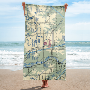 Spitzer Airport (ND80) VFR Sectional Towel
