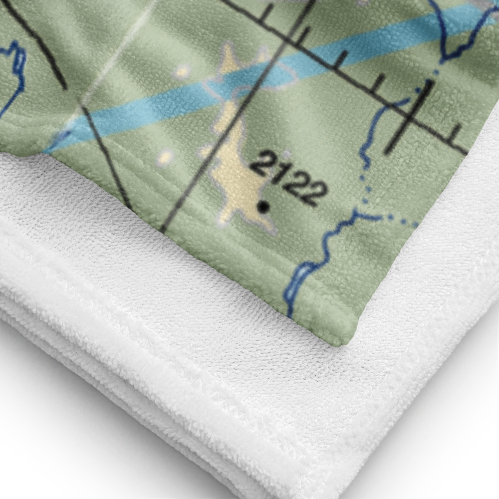 Spitzer Airport (ND80) VFR Sectional Towel 