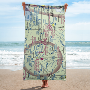 Spring Creek Airport (80WI) VFR Sectional Towel