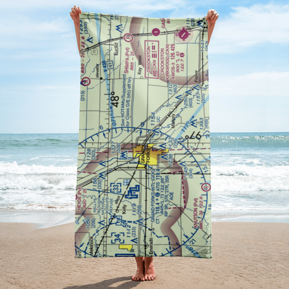 Spud Field (MN38) VFR Sectional Towel 