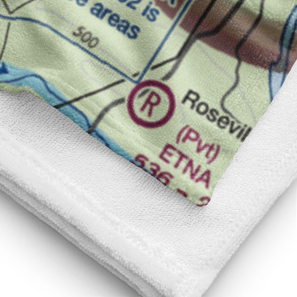Squirrel Run Airport (AR94) VFR Sectional Towel 
