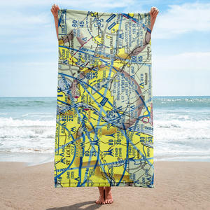 St Louis Downtown Airport (CPS) VFR Sectional Towel