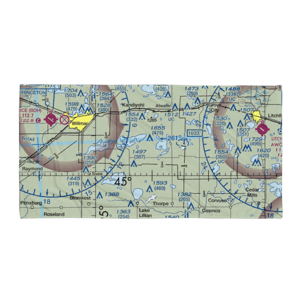 Stanton Hill Aerodrome (68MN) VFR Sectional Towel 