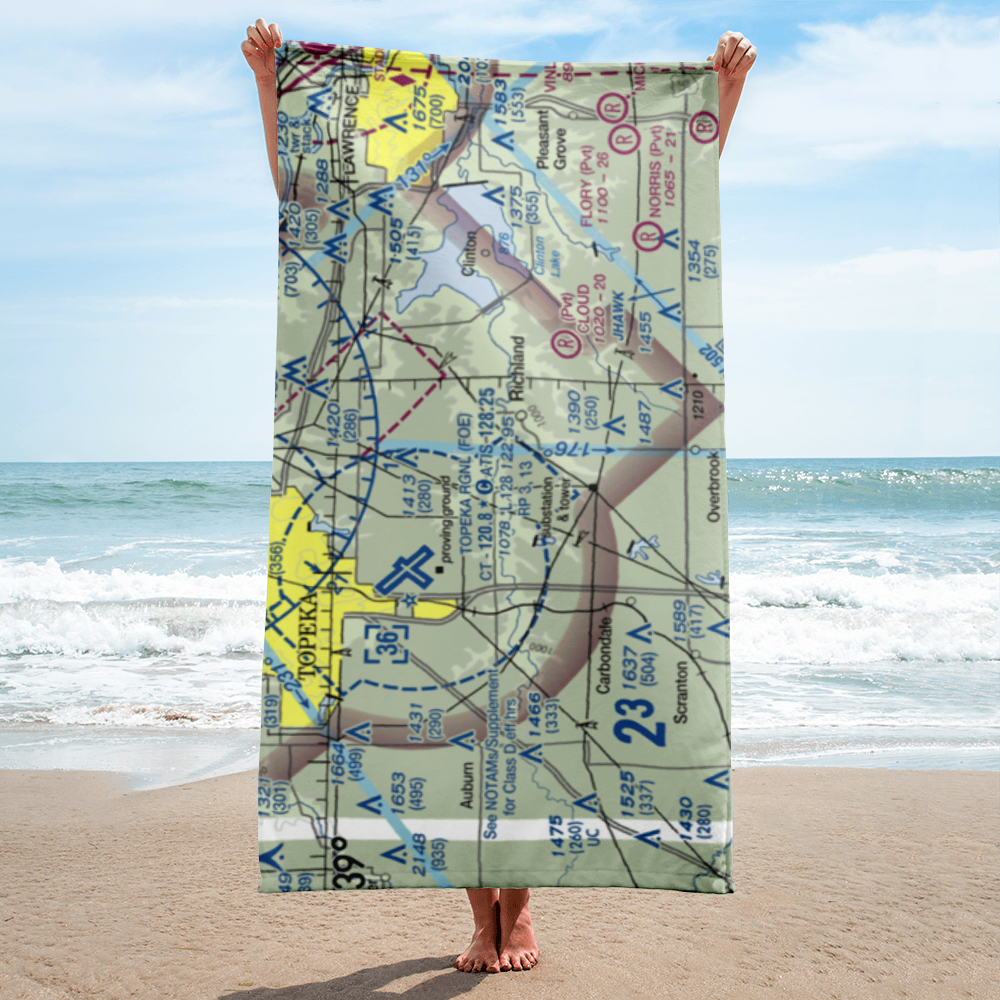 Starshire Farm Airport (2KS9) VFR Sectional Towel 