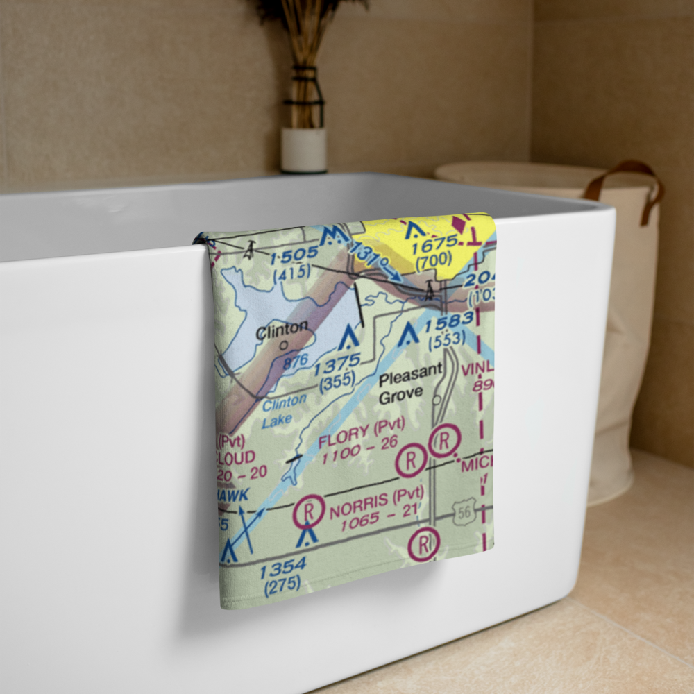 Starshire Farm Airport (2KS9) VFR Sectional Towel 