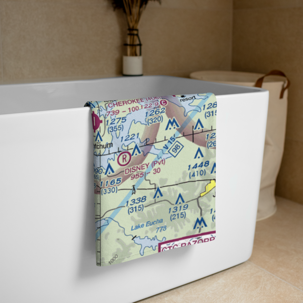 Stearmans Roost Airport (5OK3) VFR Sectional Towel 