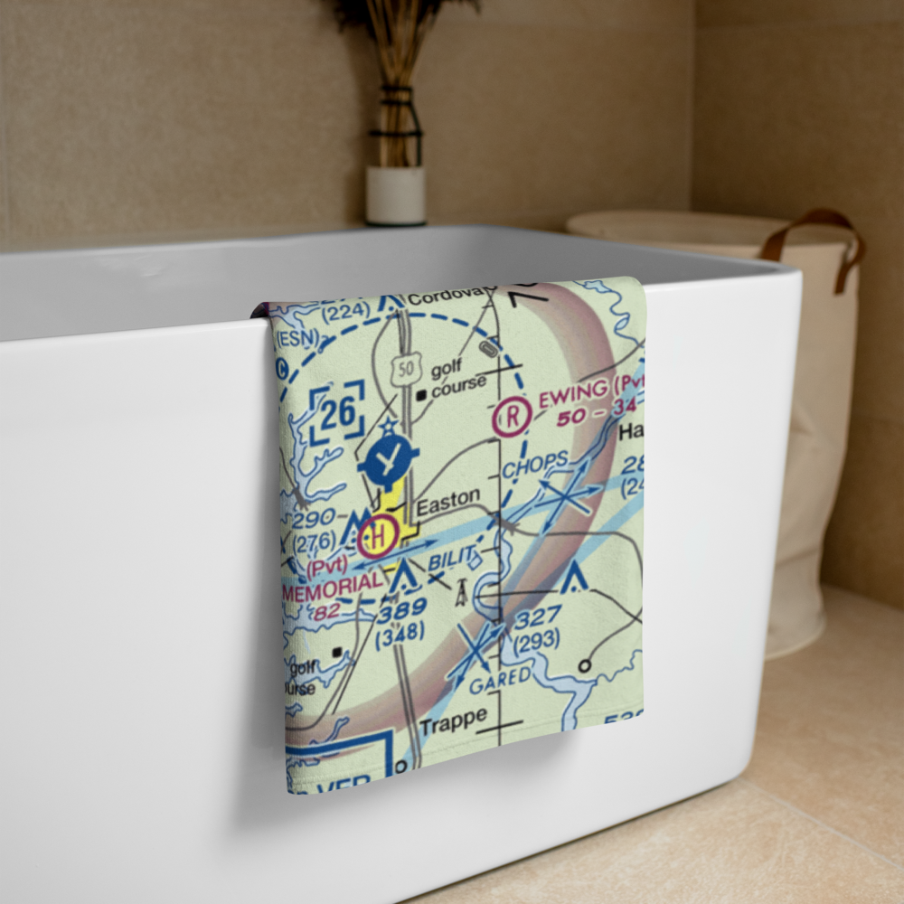 Stewart Airport (MD64) VFR Sectional Towel 