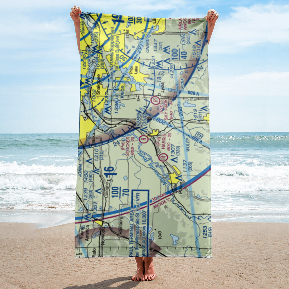 Stocker Private Airport (MN63) VFR Sectional Towel 