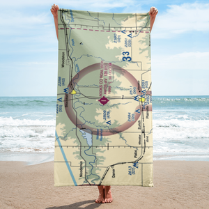 Stockton / Rooks County Regional (KRCP) VFR Sectional Towel