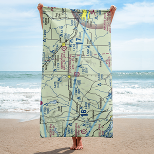 Stockton Airport (IS37) VFR Sectional Towel