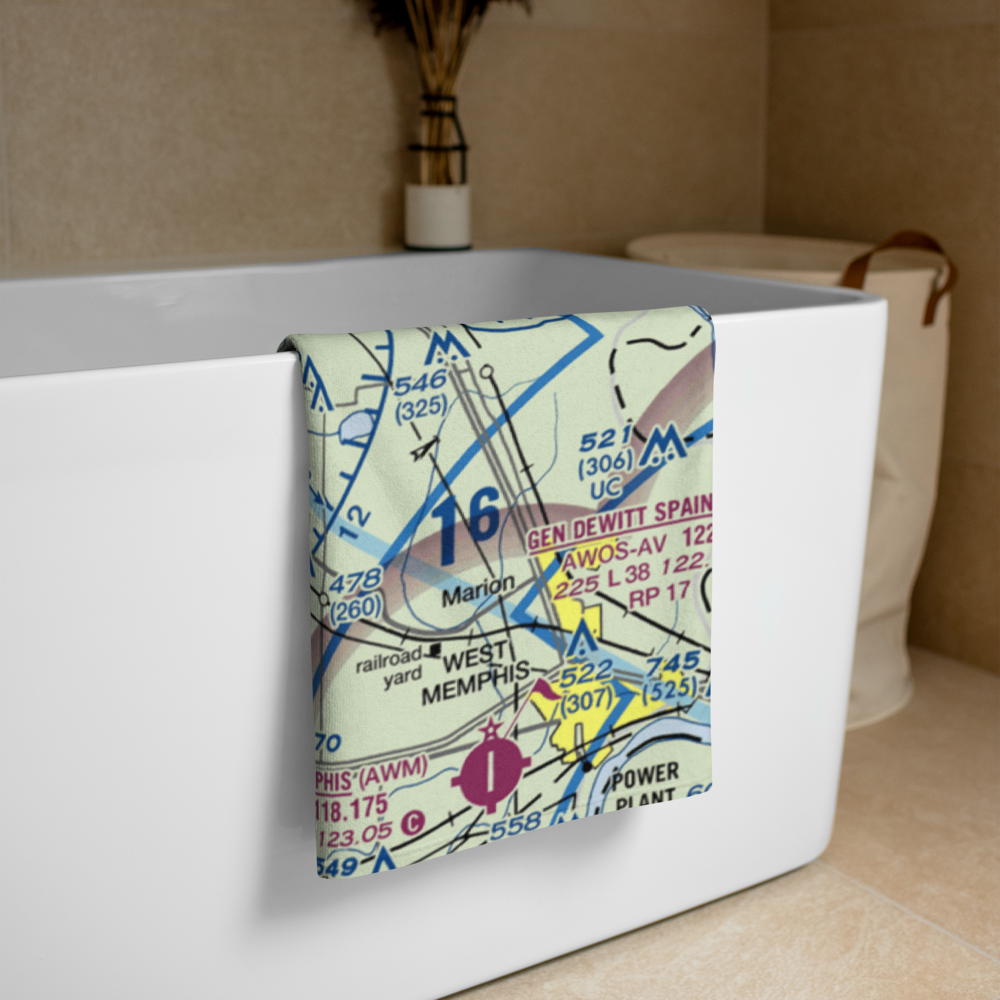 Stokes Airport (63AR) VFR Sectional Towel 