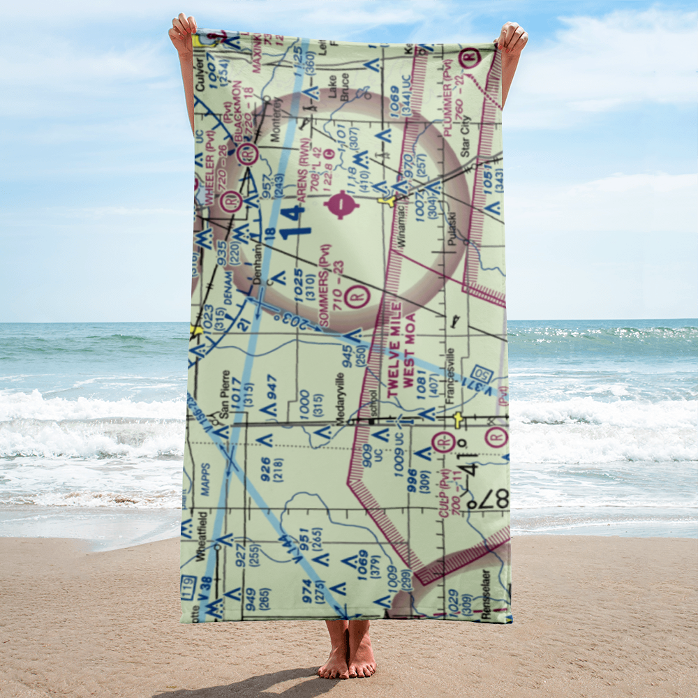 Stout Field (3II5) VFR Sectional Towel 