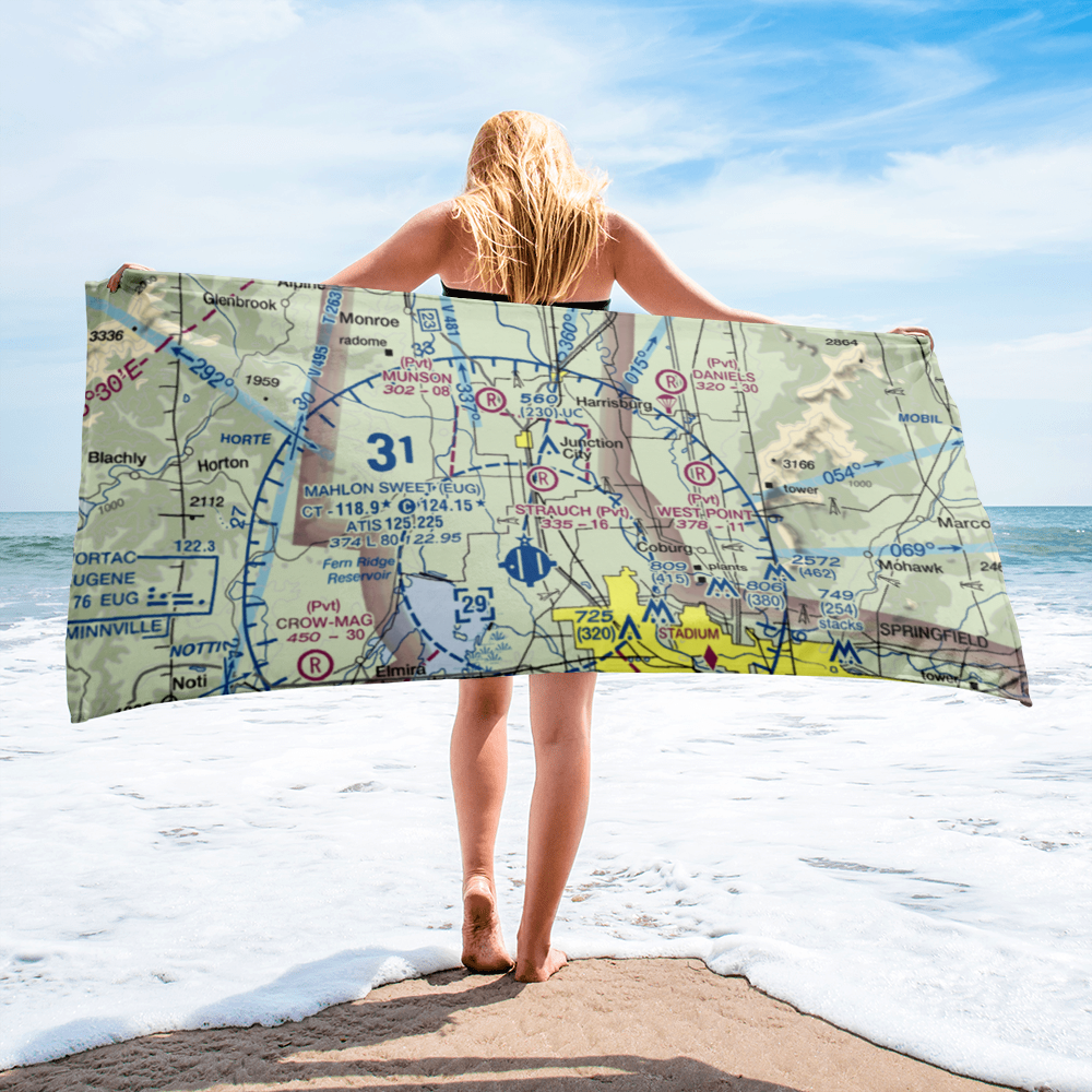 Strauch Field (OR47) VFR Sectional Towel 