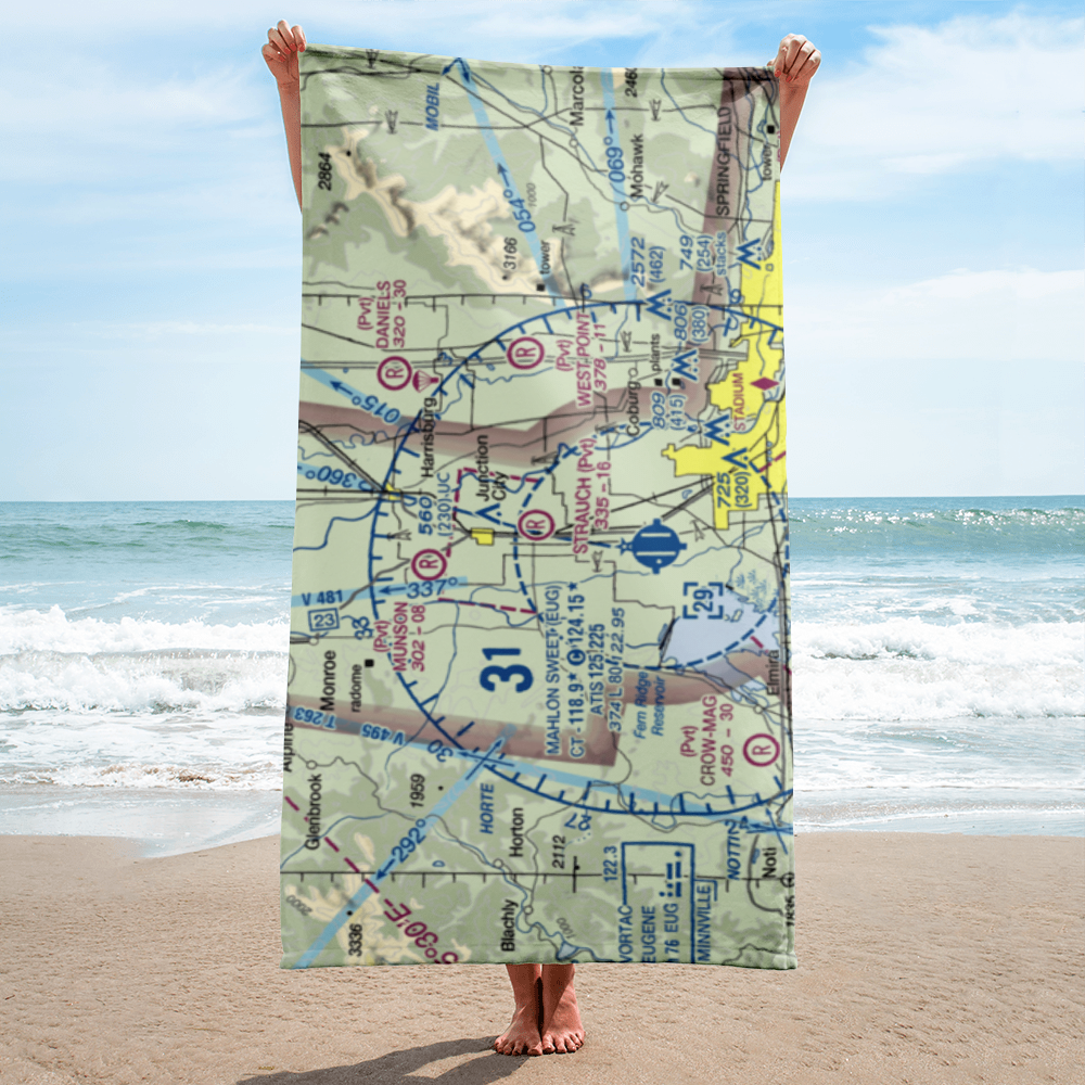 Strauch Field (OR47) VFR Sectional Towel 