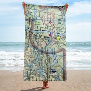 Strip in the Woods Airport (18NY) VFR Sectional Towel