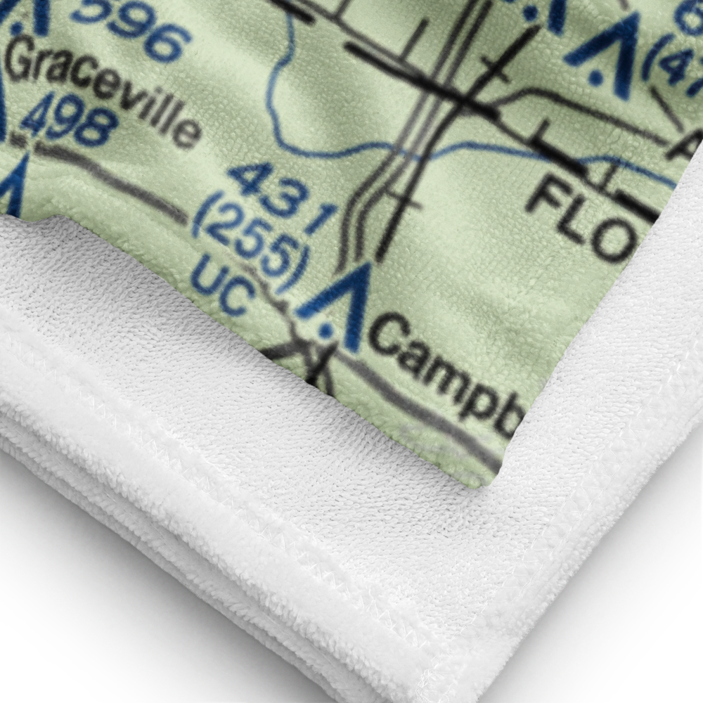 Striplin Airfield (AL62) VFR Sectional Towel 
