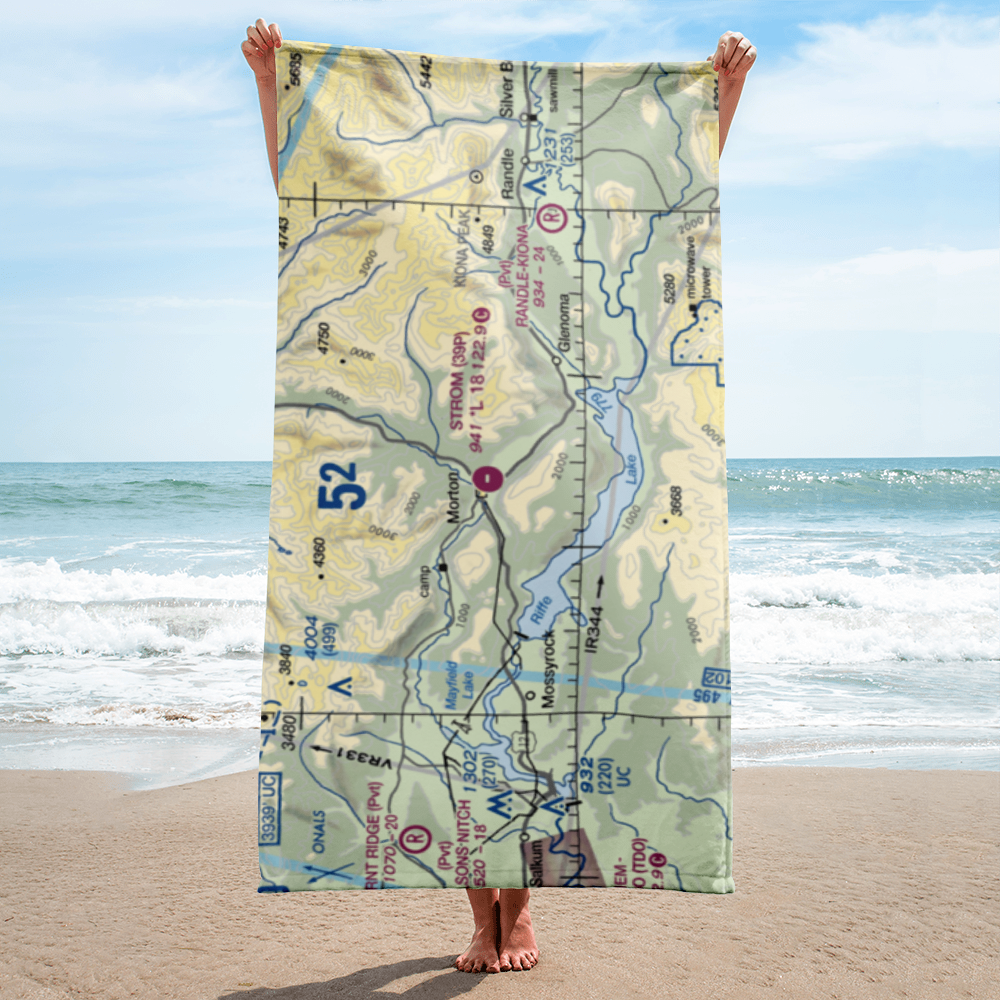 Strom Field (39P) VFR Sectional Towel 