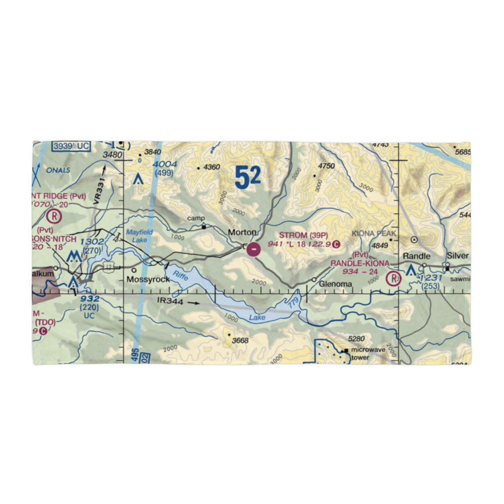 Strom Field (39P) VFR Sectional Towel 