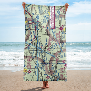 Stuntz & Hochstetler Pines Airport (59IN) VFR Sectional Towel