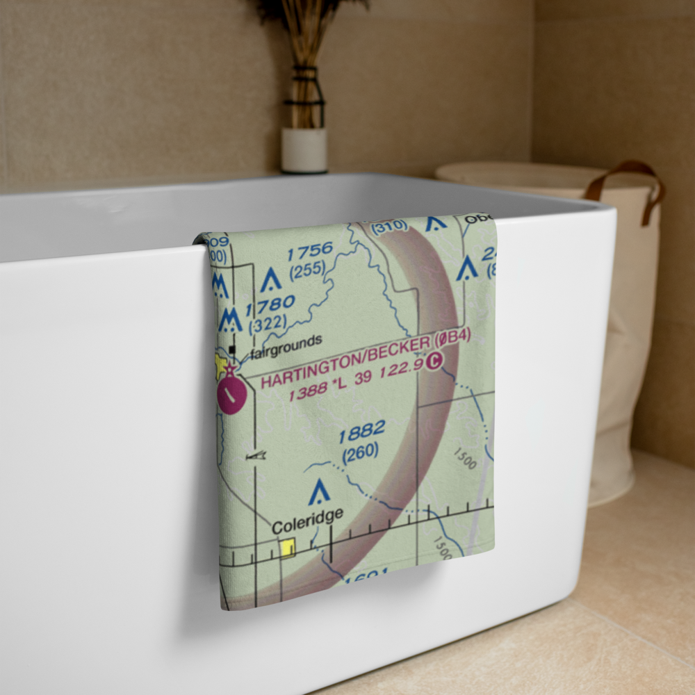 Sudbeck Field (NE50) VFR Sectional Towel 