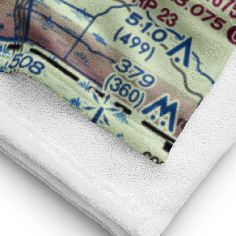 Suffolk Executive Airport (SFQ) VFR Sectional Towel 