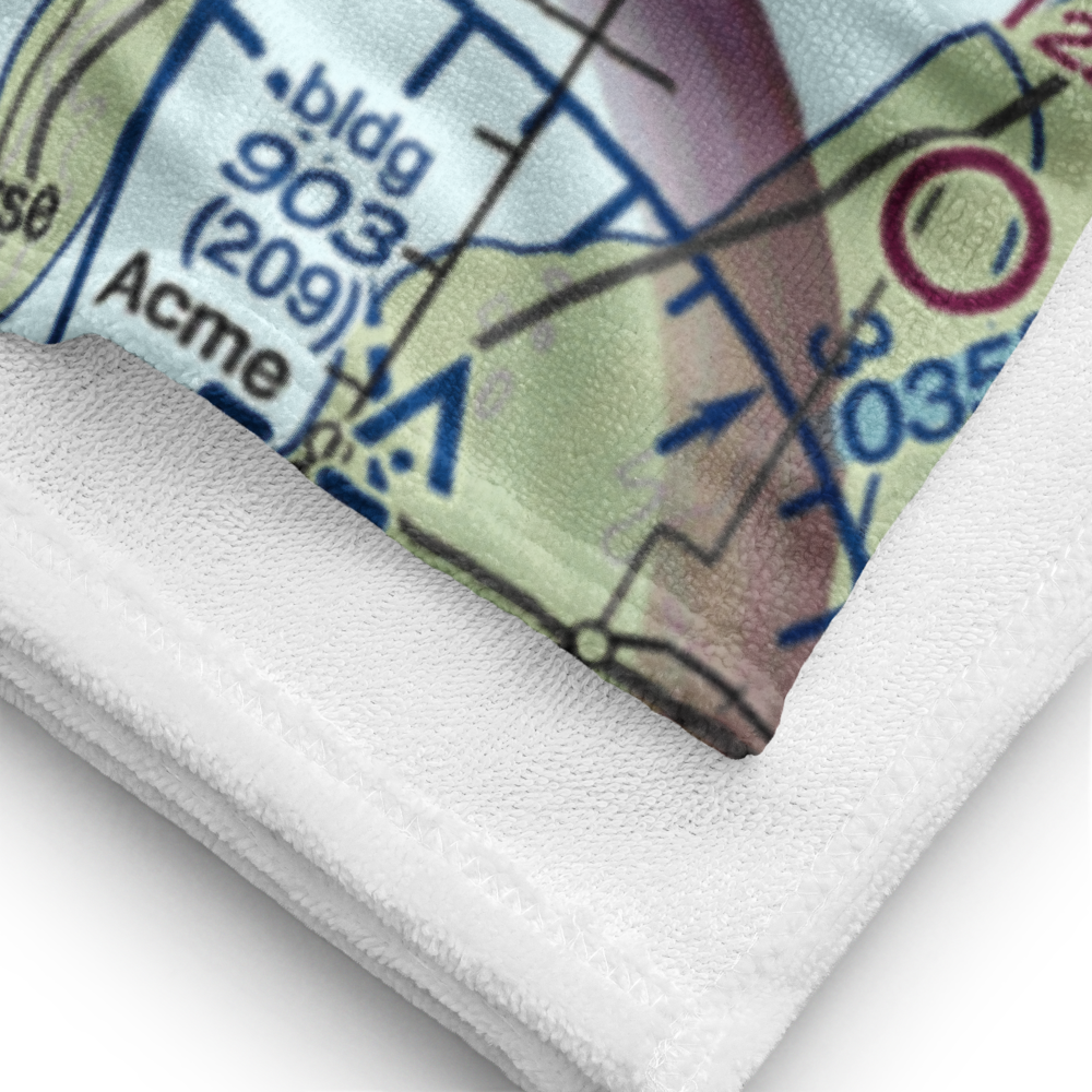 Sugar Loaf Resort Airport (Y04) VFR Sectional Towel 