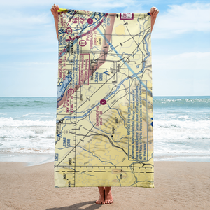 Sunrise Skypark Airport (ID40) VFR Sectional Towel