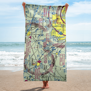 Sunset Strip (33OH) VFR Sectional Towel