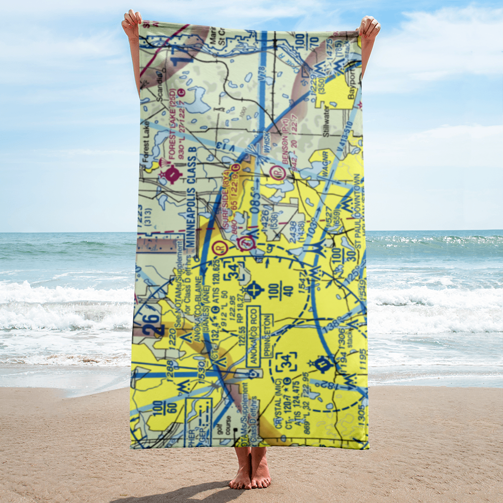 Surfside Seaplane Base (8Y4) VFR Sectional Towel 
