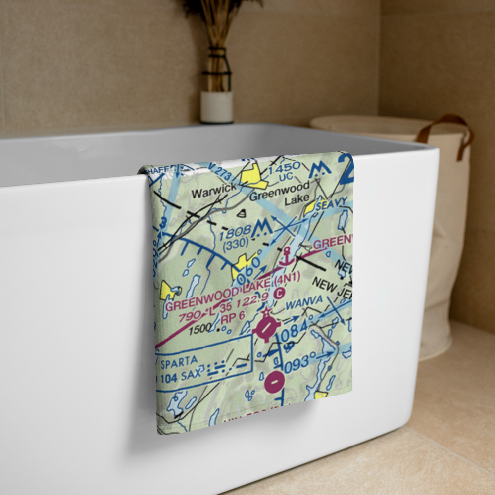 Sussex Airport (FWN) VFR Sectional Towel 